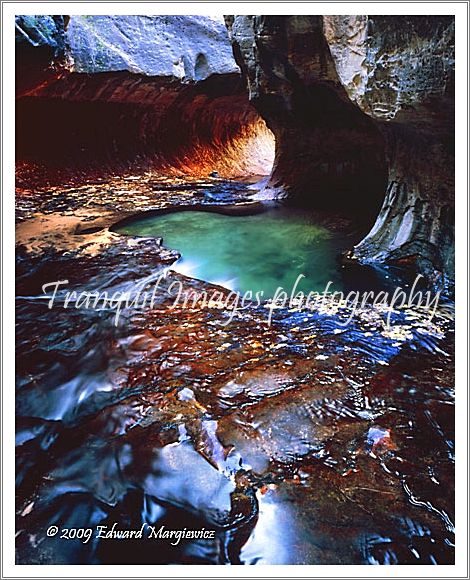 450652  Early morning in the Subway, Zion NP